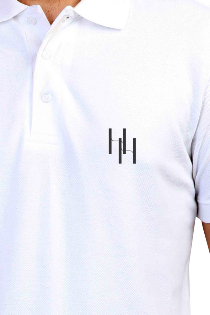 HH Polo T-Shirt (Black Logo)