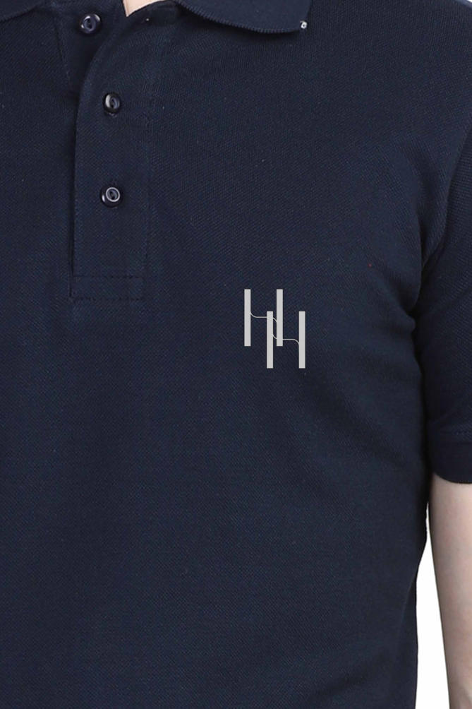 HH Polo T-Shirt (White Logo)