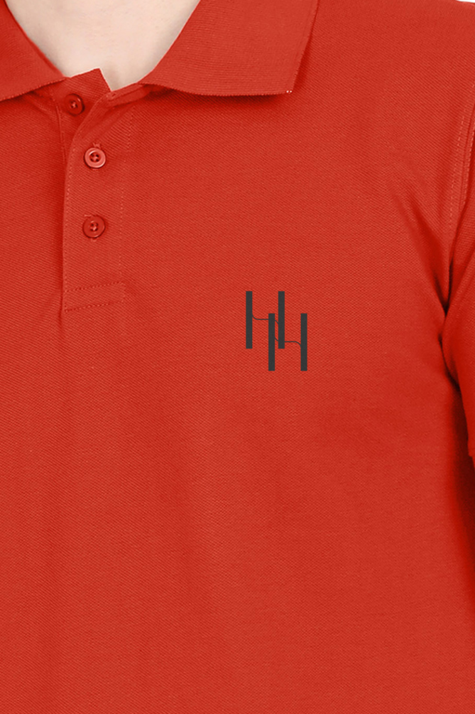 HH Polo T-Shirt (Black Logo)